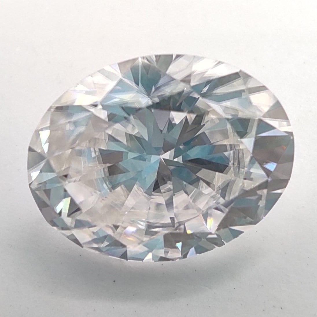 2 Carat (7x9mm) Moissanite Gemstone - Oval Cut Moissanite - Faceted Moissanite - Brilliant Moissanite for Jewelry - Oval Faceted - Lab Grown