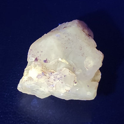 40g Cerussite Mineral Specimen - UV Reactive Minerals - Natural Cerussite Crystal - Thumbnail Specimen - Cerussite from Mibladen, Morocco