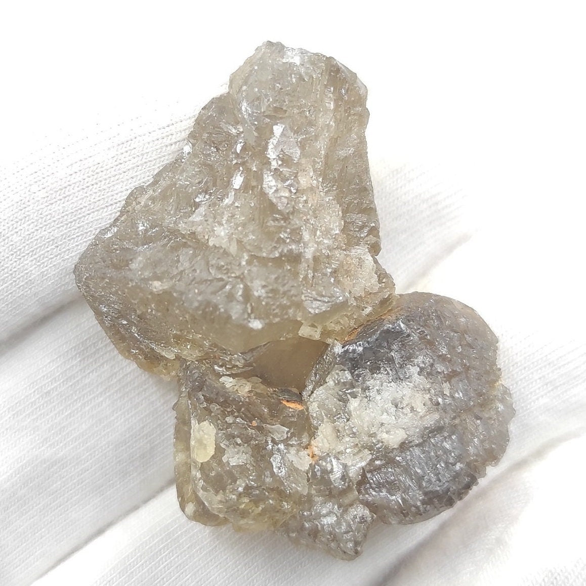 33g Cerussite Mineral Specimen - UV Reactive Minerals - Natural Cerussite Crystal - Thumbnail Specimen - Cerussite from Mibladen, Morocco