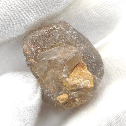 21g Cerussite Mineral Specimen - UV Reactive Minerals - Natural Cerussite Crystal - Thumbnail Specimen - Cerussite from Mibladen, Morocco