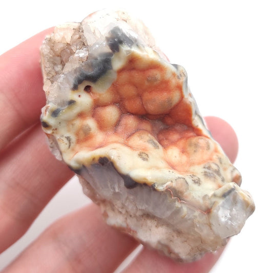 59g Patagonia Agate - Polished Agate Geode from Patagonia, Argentina - Natural Agate Specimen - Neuquén, Argentina - Hand Polished Geode