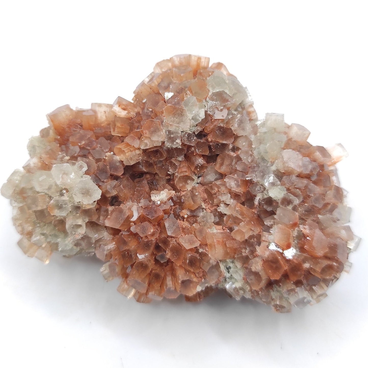 107g Aragonite Star Cluster - Orange Aragonite Crystal - Raw Mineral Specimen - Rough Aragonite from Tazouta, Fés-Méknes Region, Morocco