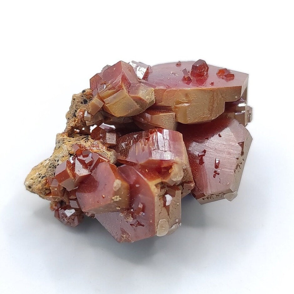 15g Skeletal Vanadinite on Matrix - Mibladen, Morocco - Vanadinite Crystals - Natural Red Vanadinite - Mineral Specimen - Rough Vanadinite