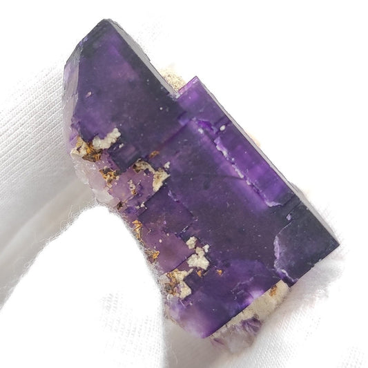 23g Illinois Fluorite Specimen - Purple Fluorite from Cave-in-Rock, Hardin County, Illinois - Natural Purple Fluorite Mineral Specimen