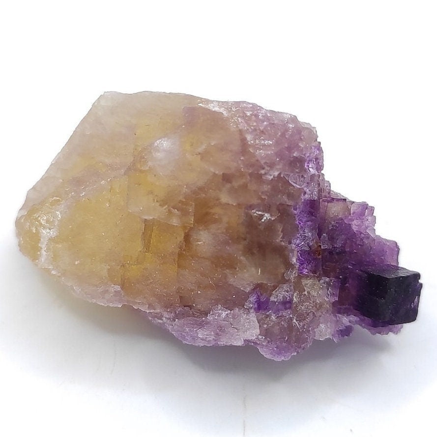 12g Illinois Fluorite Specimen - Purple Fluorite from Cave-in-Rock, Hardin County, Illinois - Natural Purple Fluorite Mineral Specimen