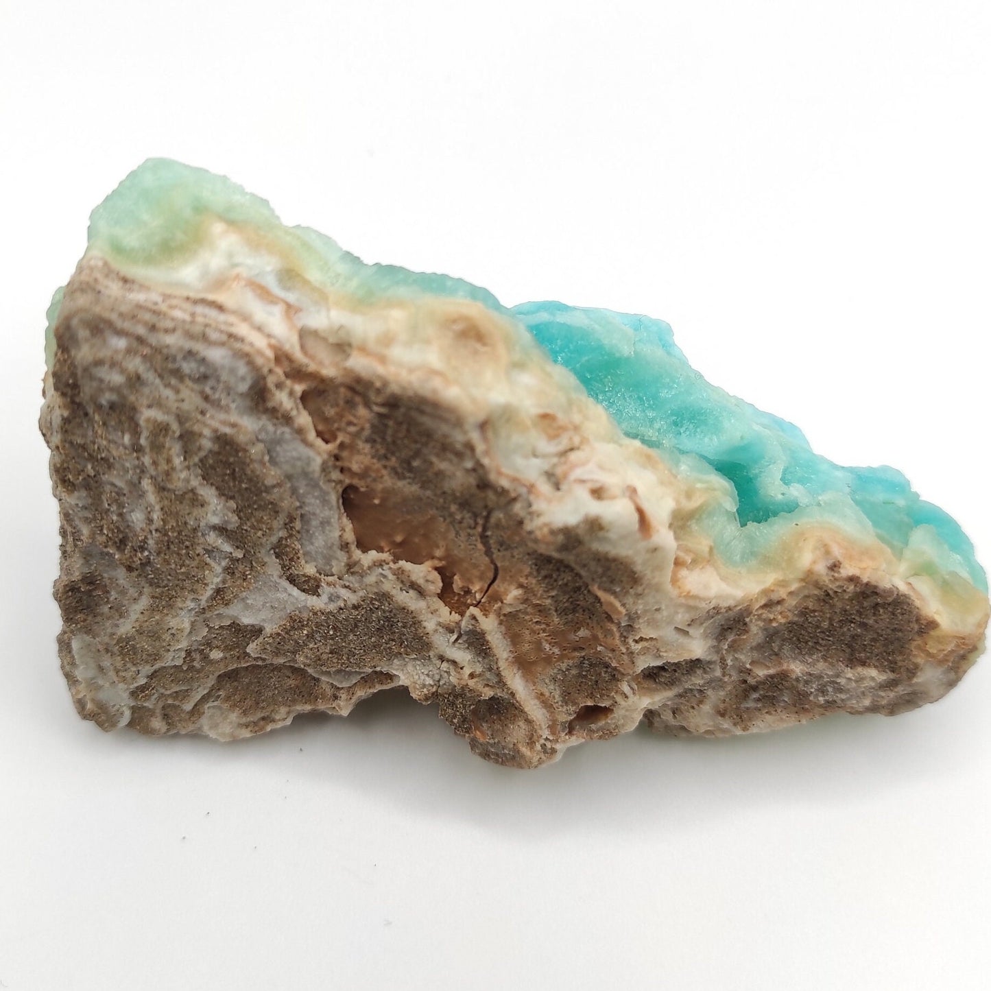328g Smithsonite Mineral Specimen - Blue Smithsonite Crystal - Natural Crystal Specimens - Zinc Spar - Raw Smithsonite from Afghanistan