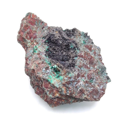25g Brochantite from Bou Azzer, Morocco - Brochantite Mineral Specimen - Brochantite in Matrix - Green Brochantite Thumbnail Specimen
