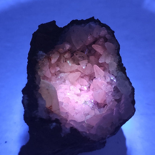 82g UV Reactive Calcite - Phosphorescent Calcite Specimen - Cambridge Cove, Nova Scotia, Canada - UV Minerals - Minerals with Afterglow
