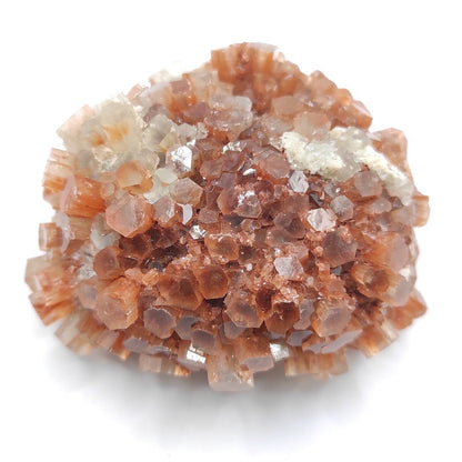 104g Aragonite Star Cluster - Orange Aragonite Crystal - Raw Mineral Specimen - Rough Aragonite from Tazouta, Fés-Méknes Region, Morocco