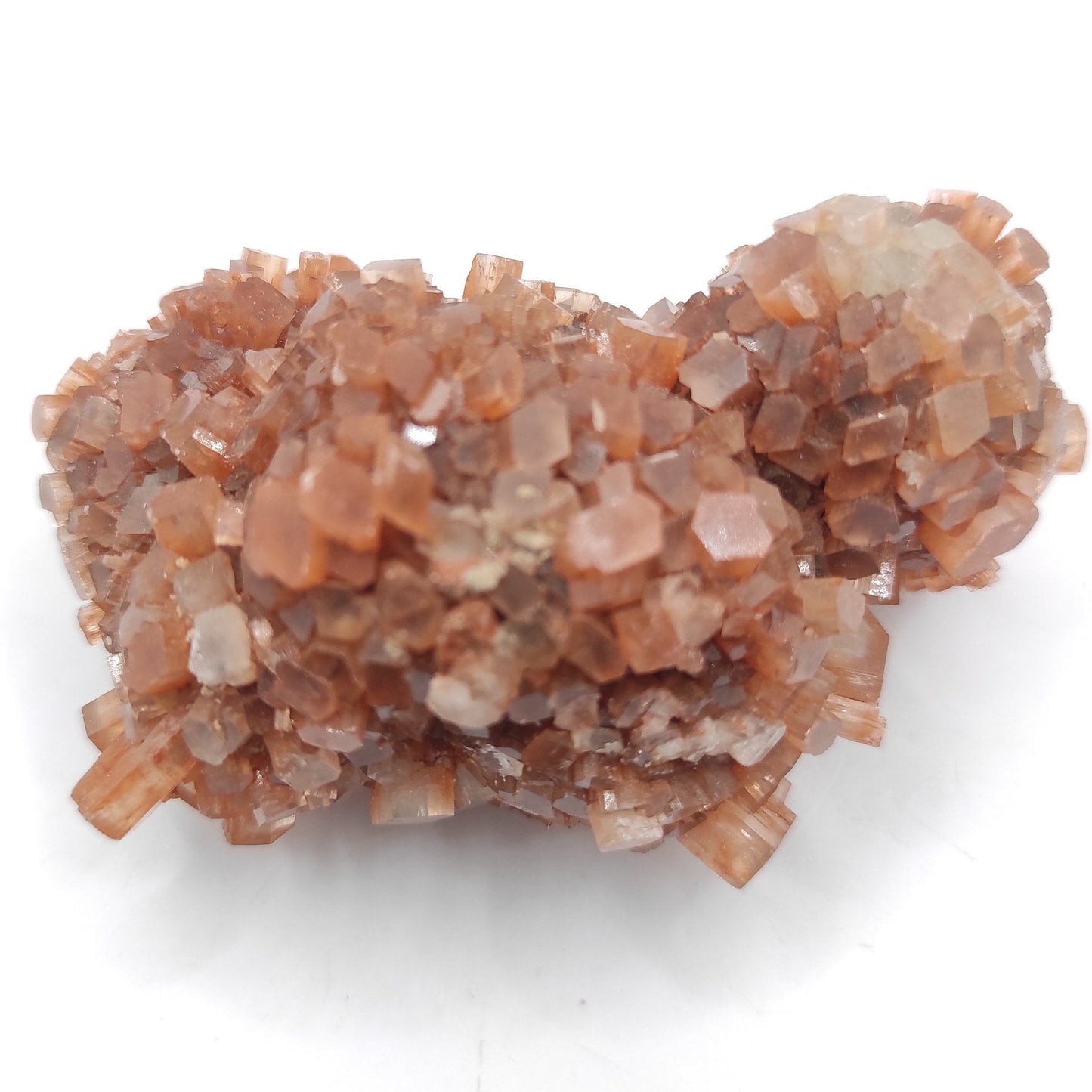 104g Aragonite Star Cluster - Orange Aragonite Crystal - Raw Mineral Specimen - Rough Aragonite from Tazouta, Fés-Méknes Region, Morocco