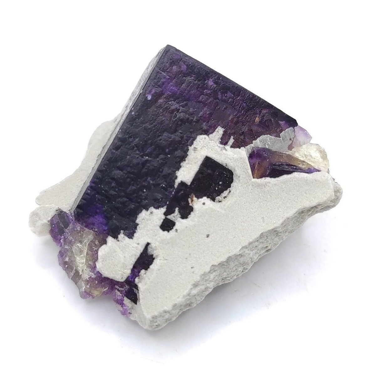 20g Illinois Fluorite Specimen - Purple Fluorite from Cave-in-Rock, Hardin County, Illinois - Natural Purple Fluorite Mineral Specimen