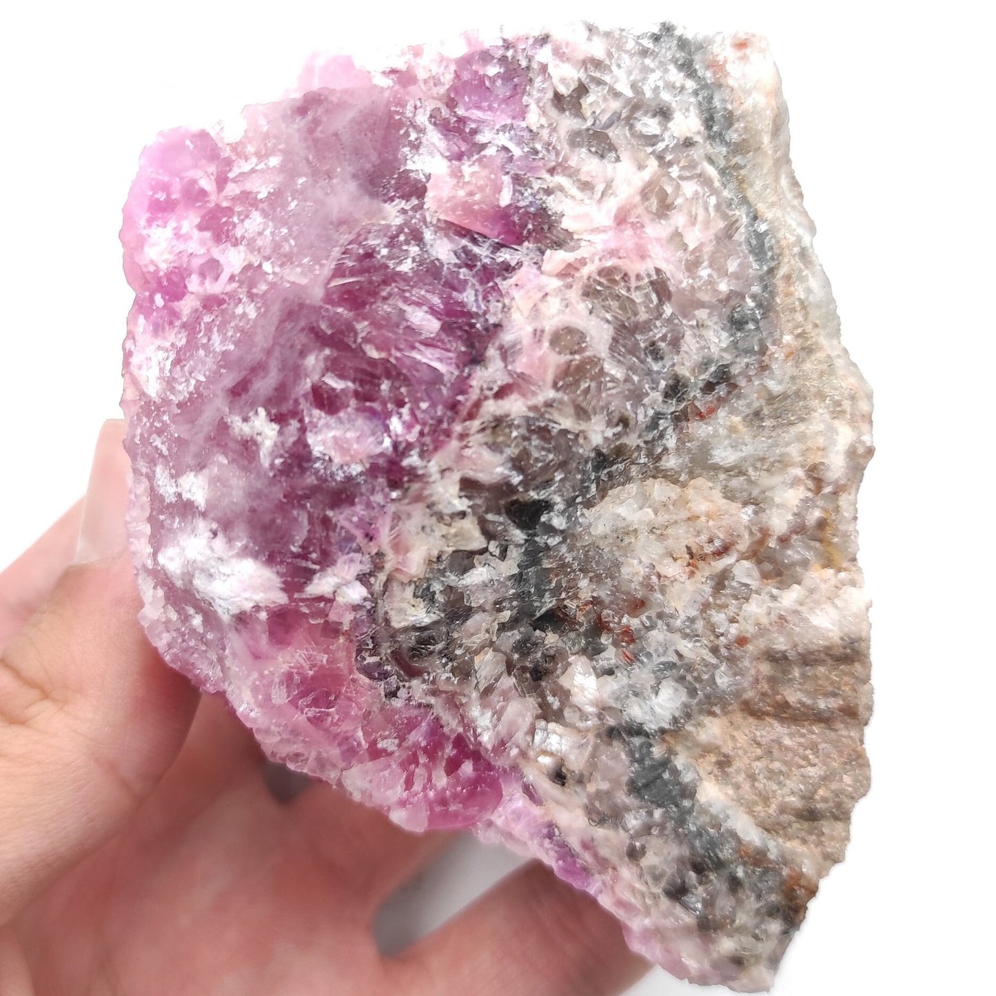 379g Cobalto Calcite - Pink Cobalt Calcite from Bou Azzer, Morocco - Salrose Stone - Cobaltocalcite Mineral Specimen - Pink Calcite Crystal