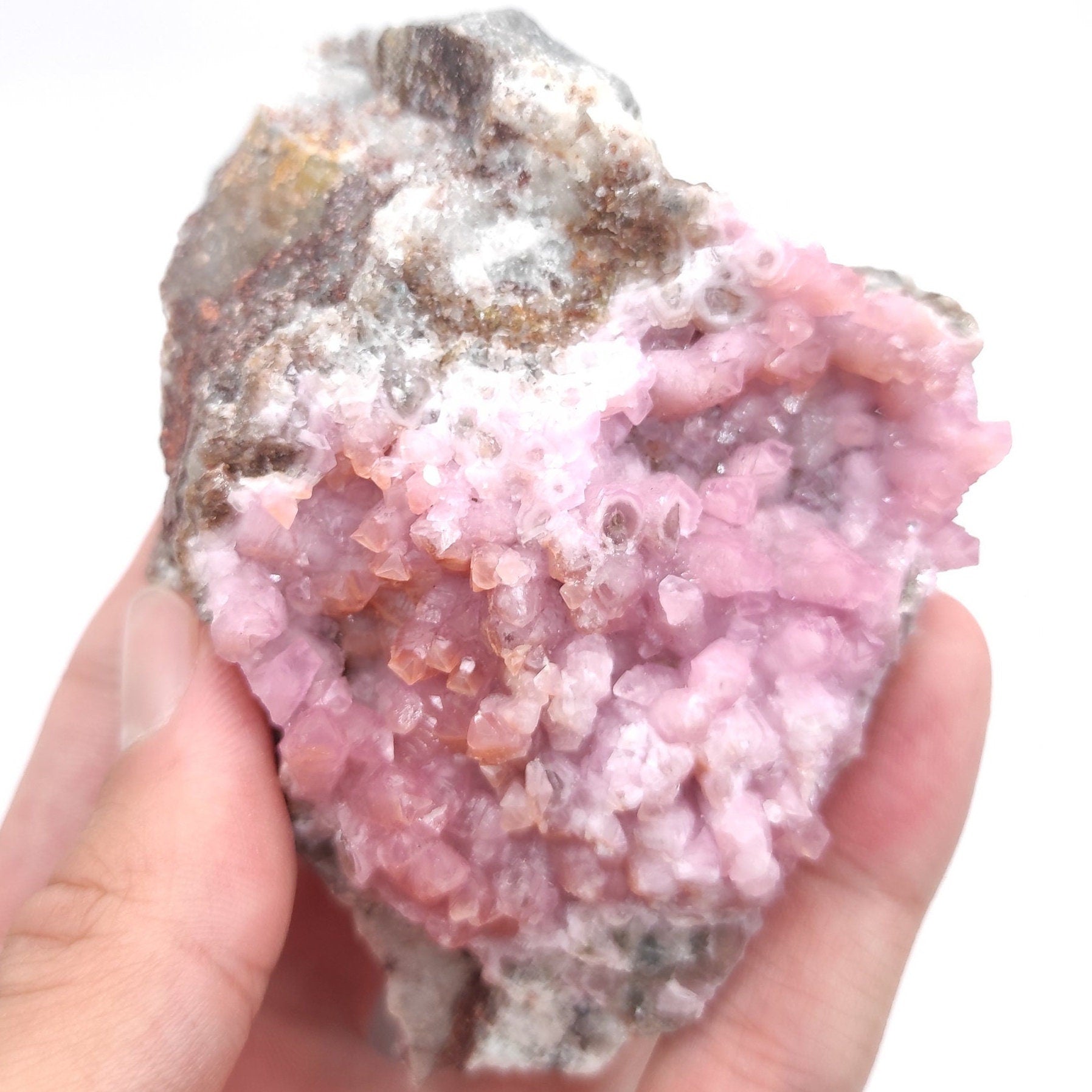 408g Cobalto Calcite - Pink Cobalt Calcite from Bou Azzer, Morocco - Salrose Stone - Cobaltocalcite Mineral Specimen - Pink Calcite Crystal