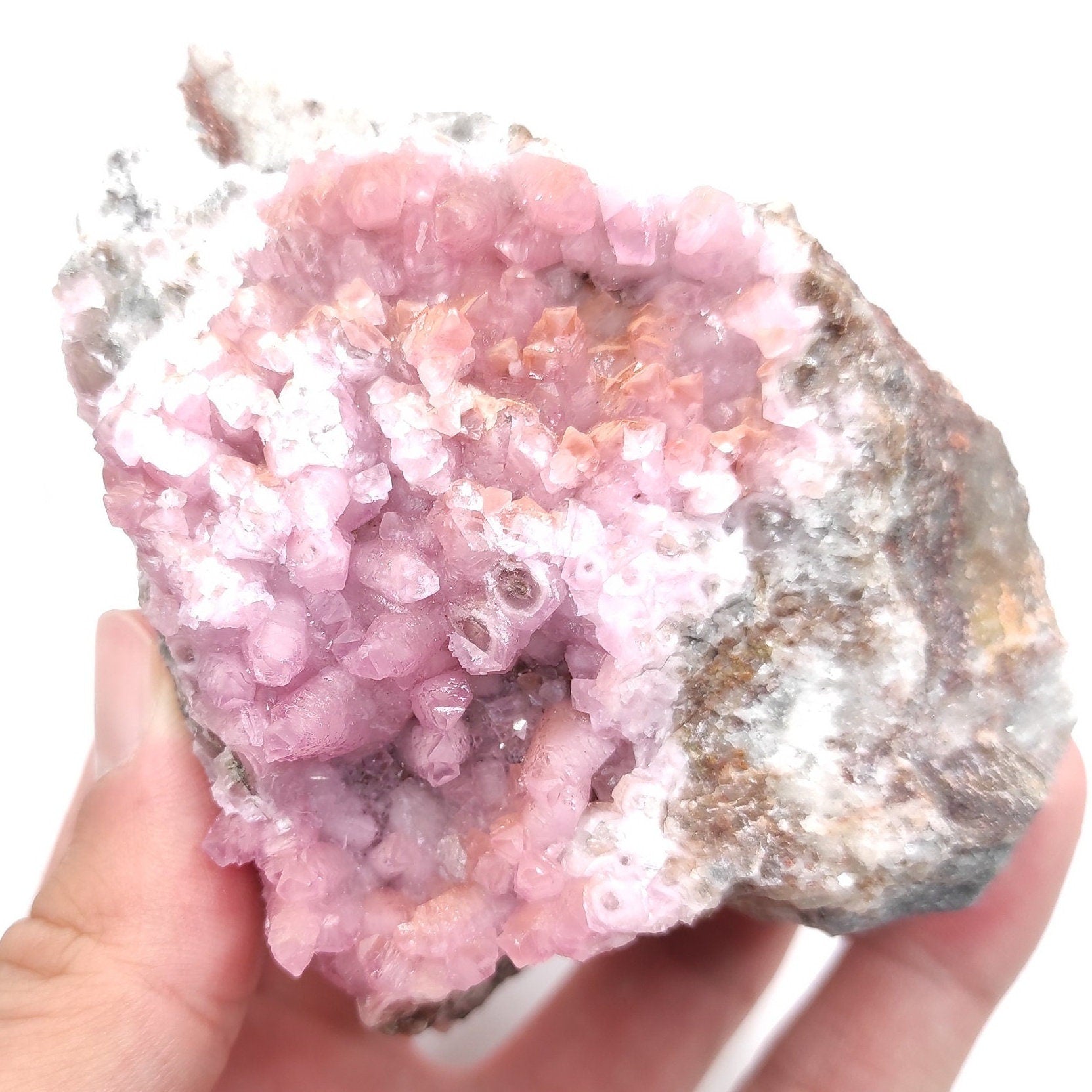 408g Cobalto Calcite - Pink Cobalt Calcite from Bou Azzer, Morocco - Salrose Stone - Cobaltocalcite Mineral Specimen - Pink Calcite Crystal