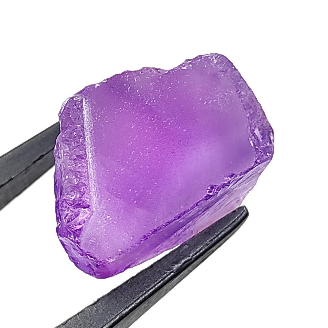 13.30ct Purple Amethyst - Unheated & Untreated Amethyst - Zambia - Facet Rough Gemstone - Raw Amethyst Gem - Rough Amethyst Crystal