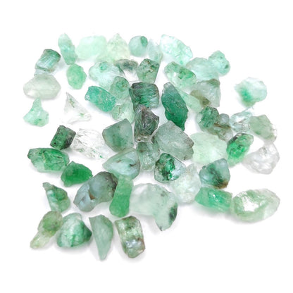 51ct Emerald Lot - Oiled & Dyed Emerald Gemstones - Green Emerald from Colombia - Rough Emerald Crystal Lot - Loose Emerald Lot