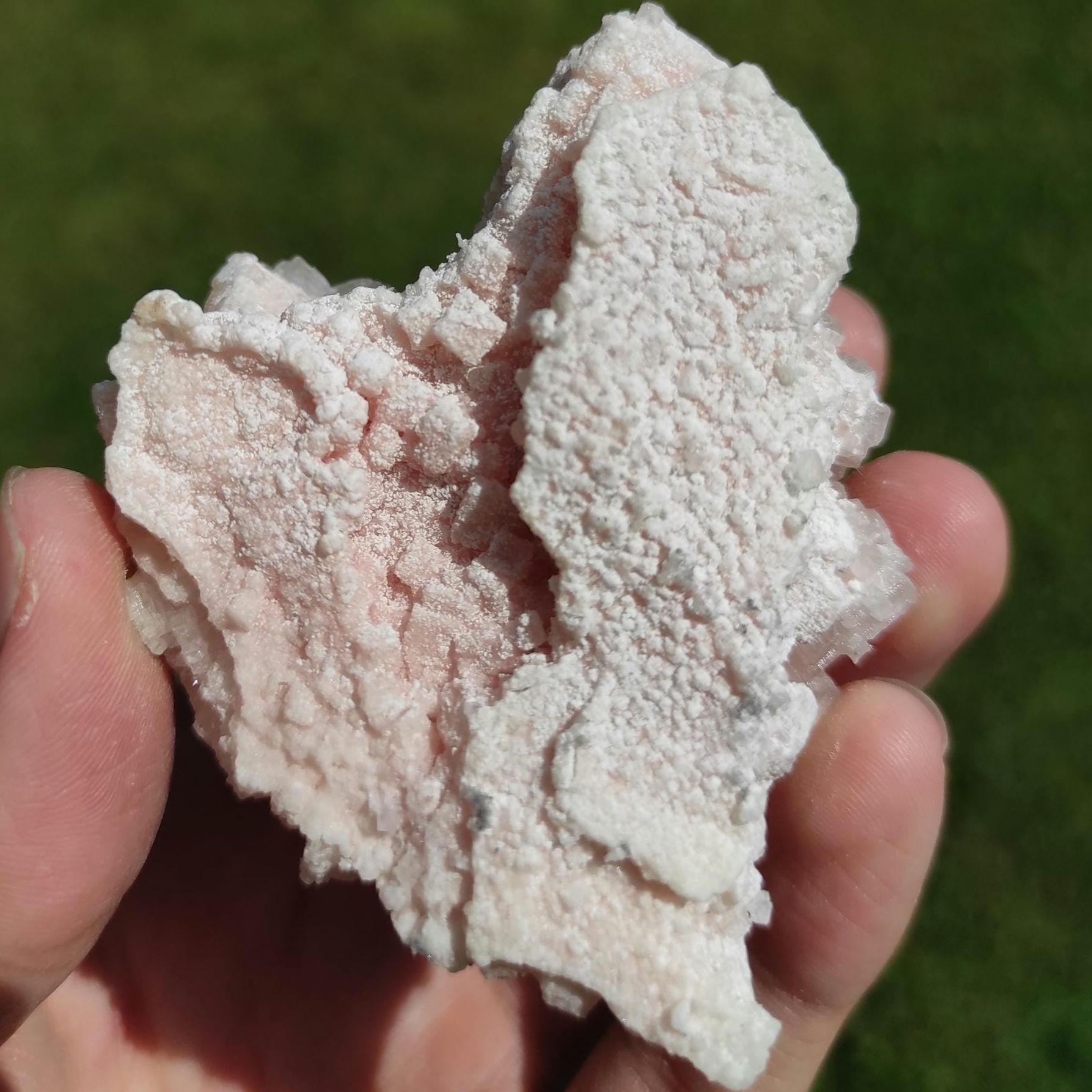 115g Light Pink Halite Crystal - Searles Lake, California - Natural Halite Salt Crystal - Raw Halite - Halite Specimen Piece