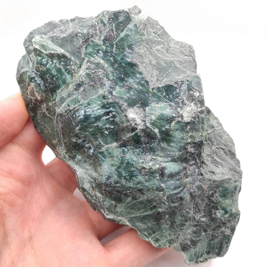 317g Actinolite Serpentine Mineral - East Broughton, Quebec, Canada - Natural Green Serpentine Specimen - Large Mineral - Home Decor Mineral