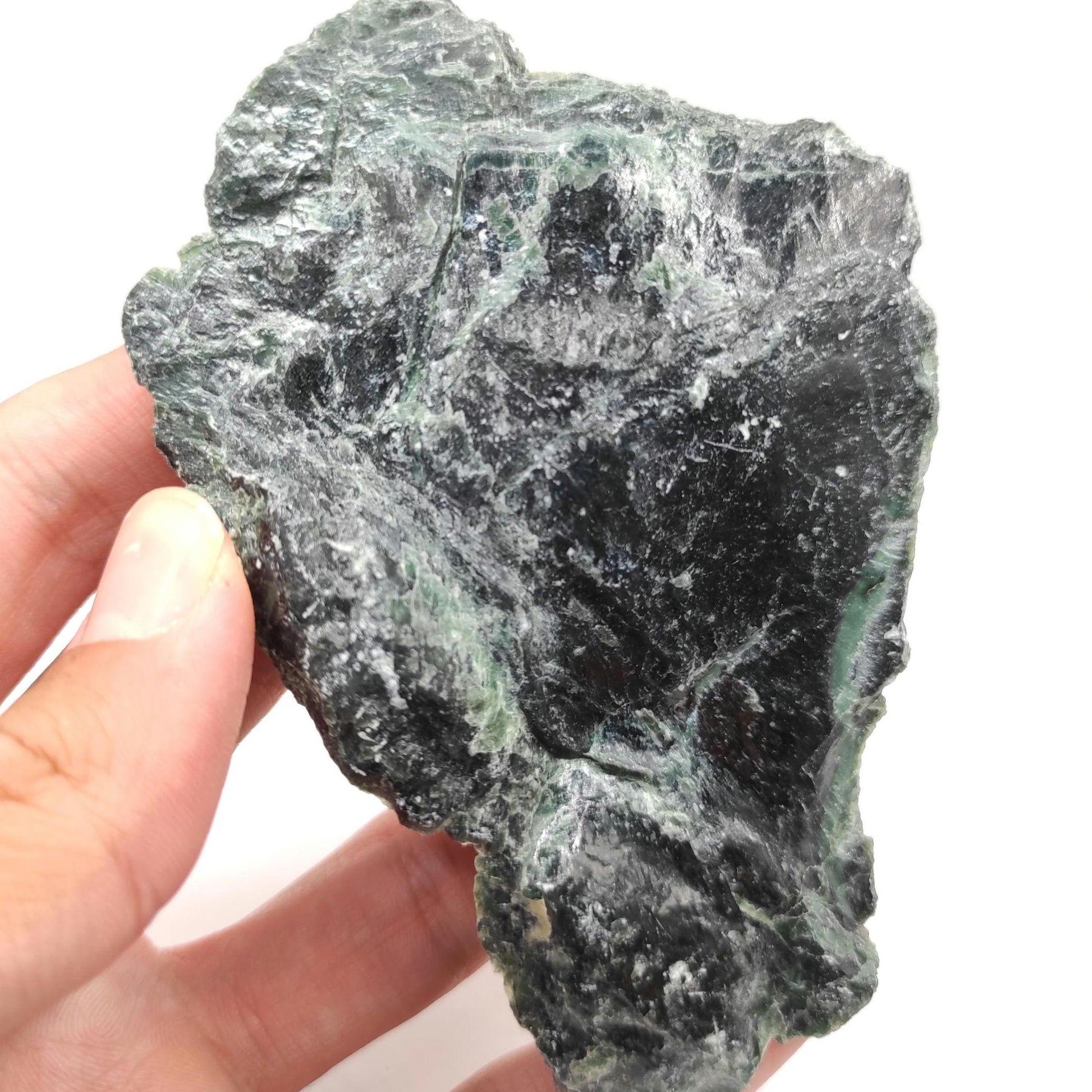 120g Serpentine Mineral - East Broughton, Quebec, Canada - Natural Green Serpentine Specimen - Large Mineral - Home Decor Minerals