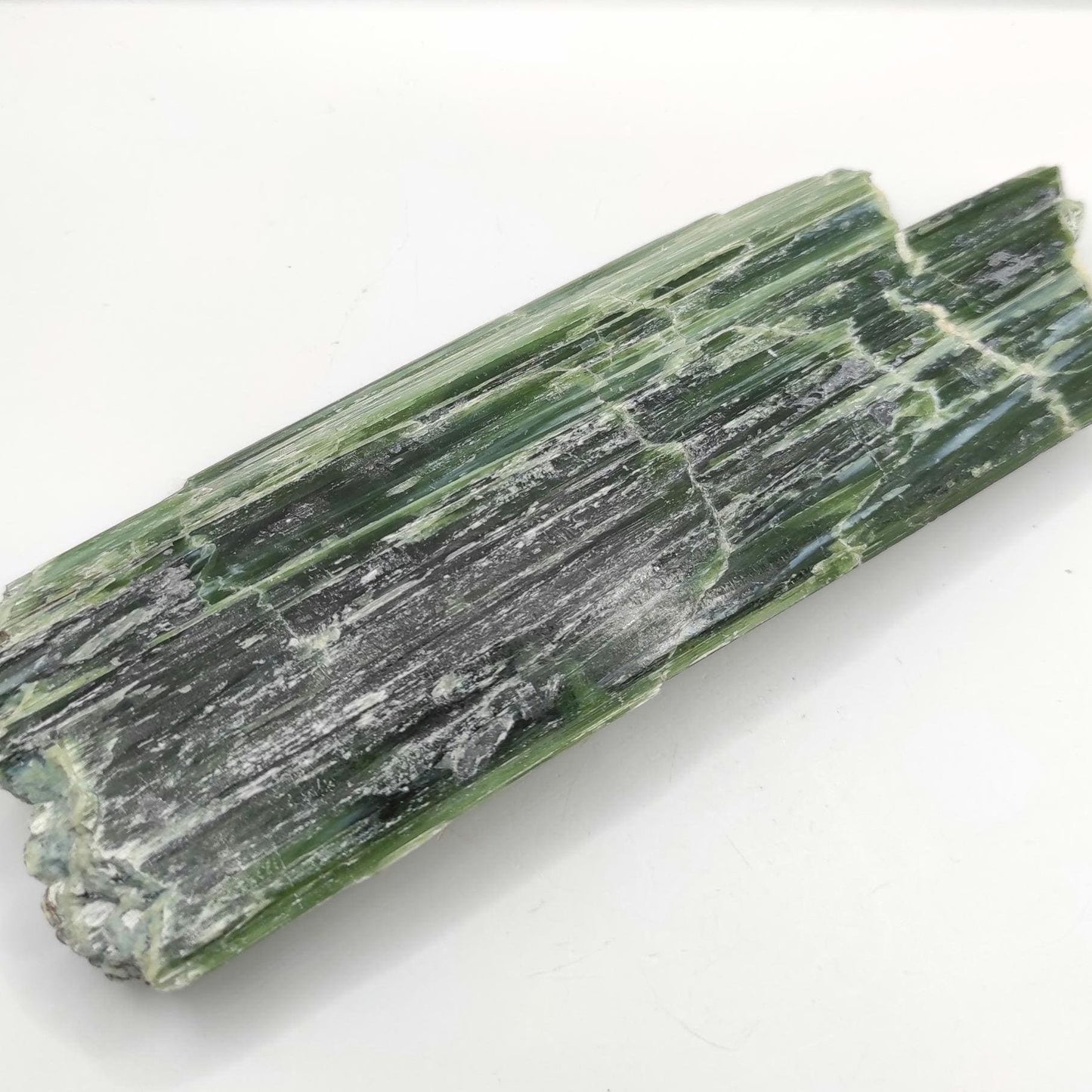 255g Actinolite Serpentine Mineral - East Broughton, Quebec, Canada - Natural Green Serpentine Specimen - Large Mineral - Home Decor Mineral