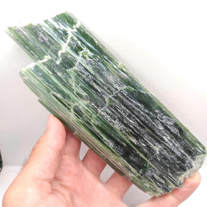 255g Actinolite Serpentine Mineral - East Broughton, Quebec, Canada - Natural Green Serpentine Specimen - Large Mineral - Home Decor Mineral