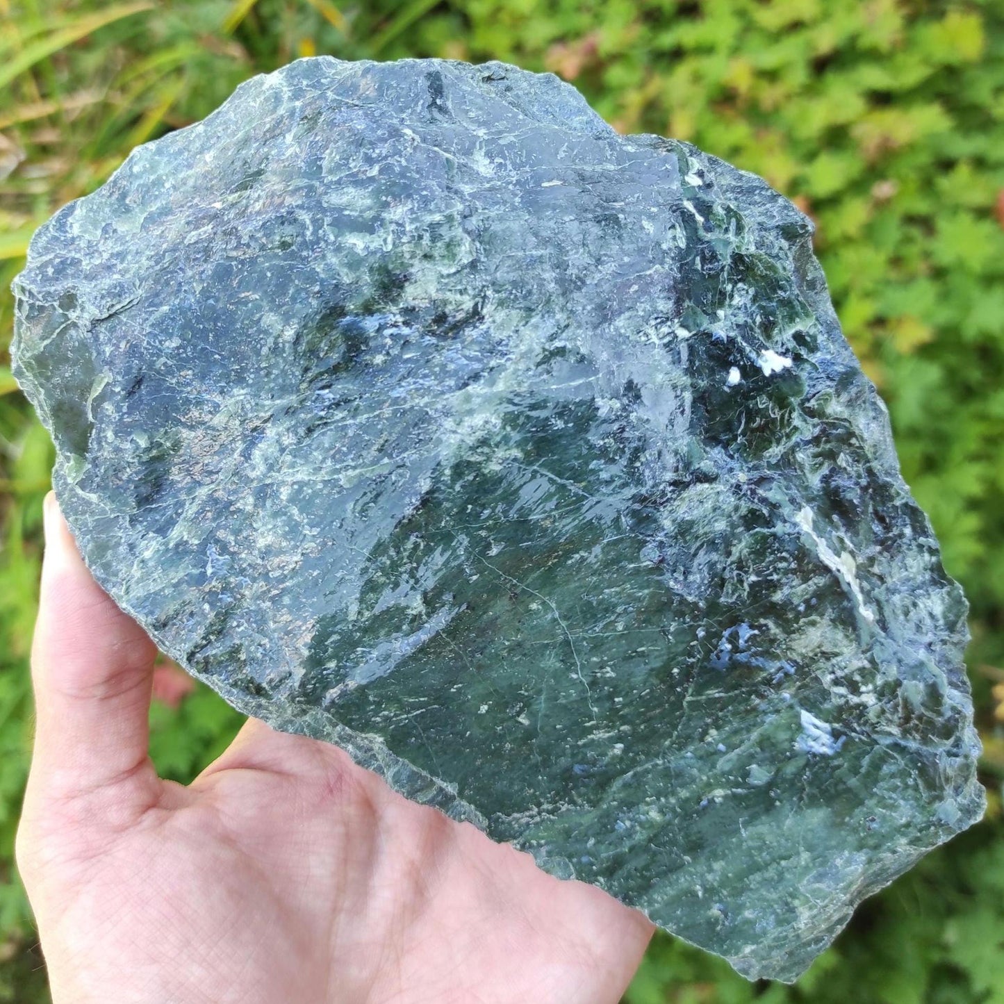 784g Serpentine Mineral - East Broughton, Quebec, Canada - Natural Green Serpentine Specimen - Large Mineral - Home Decor Minerals