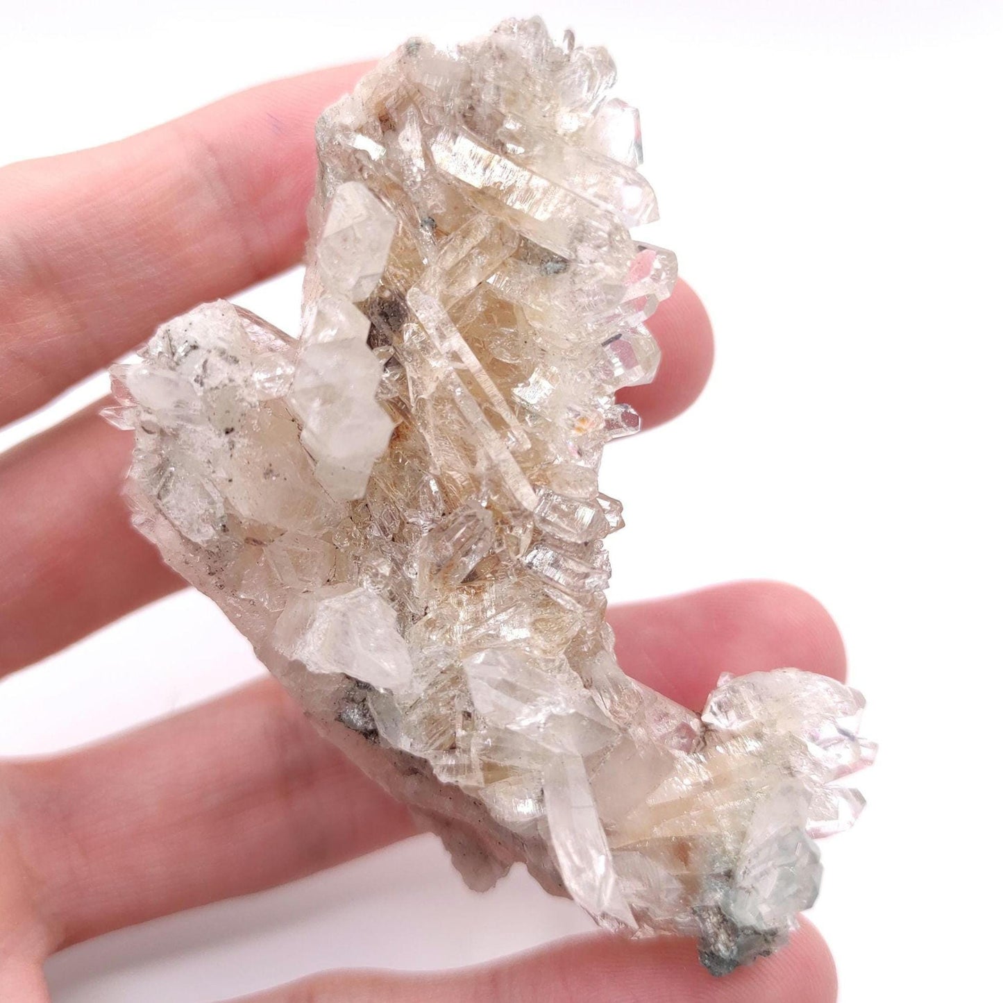 63g Clear Quartz Crystal Specimen - Clear Quartz Cluster from Belleza, Colombia - Quartz Crystals - Raw Quartz