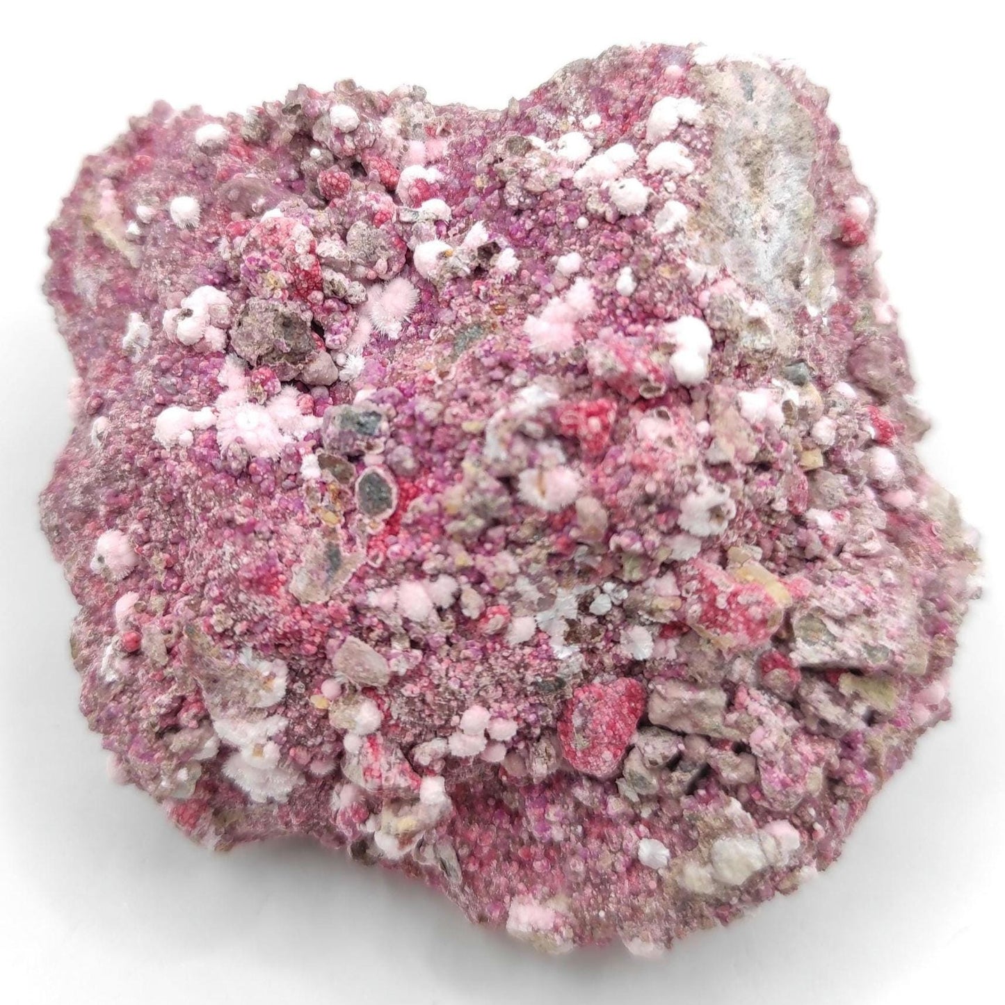 370g Rare Picropharmacolite Mineral - Rare Mineral Specimens - Bou Azzer, Morocco - Raw Pink Minerals - Mineral Collector's Piece