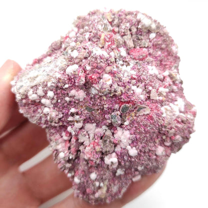 370g Rare Picropharmacolite Mineral - Rare Mineral Specimens - Bou Azzer, Morocco - Raw Pink Minerals - Mineral Collector's Piece