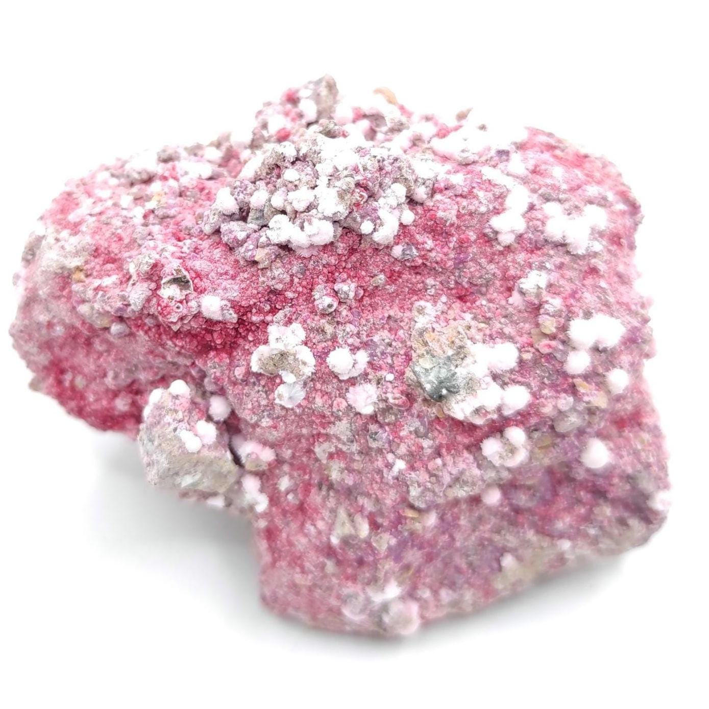 172g Rare Picropharmacolite Mineral - Rare Mineral Specimens - Bou Azzer, Morocco - Raw Pink Minerals - Mineral Collector's Piece