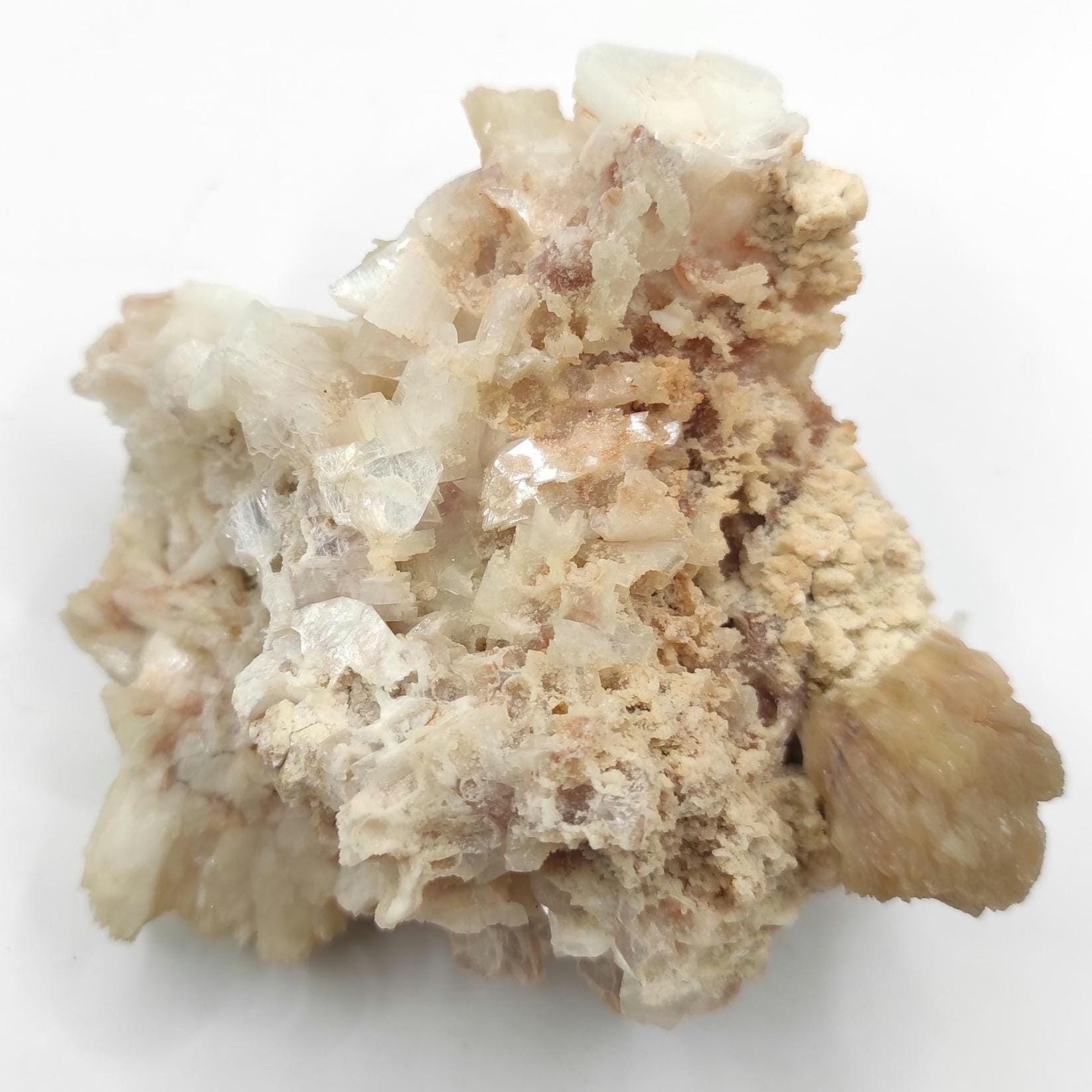 253g Stilbite Crystal Specimen - Wasson's Bluff, Nova Scotia - Zeolites from Canada - Natural Mineral Specimen - Natural Canadian Stilbite