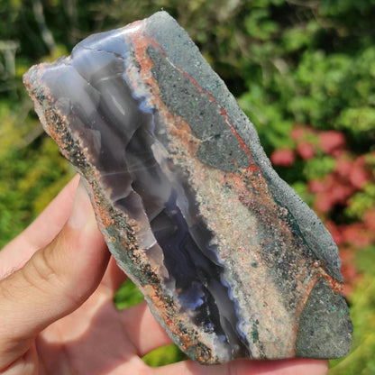 294g Bay of Fundy Agate - Polished Agate Piece from Parrsboro, Minas Basin, Nova Scotia, Canada - Canadian Agate - Raw & Polished Agate