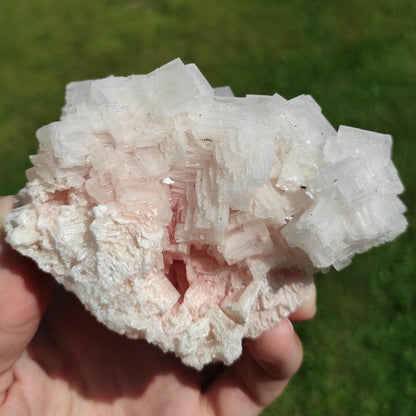 183g Light Pink Halite Crystal - Searles Lake, California - Natural Halite Salt Crystal - Raw Halite - Halite Specimen Piece