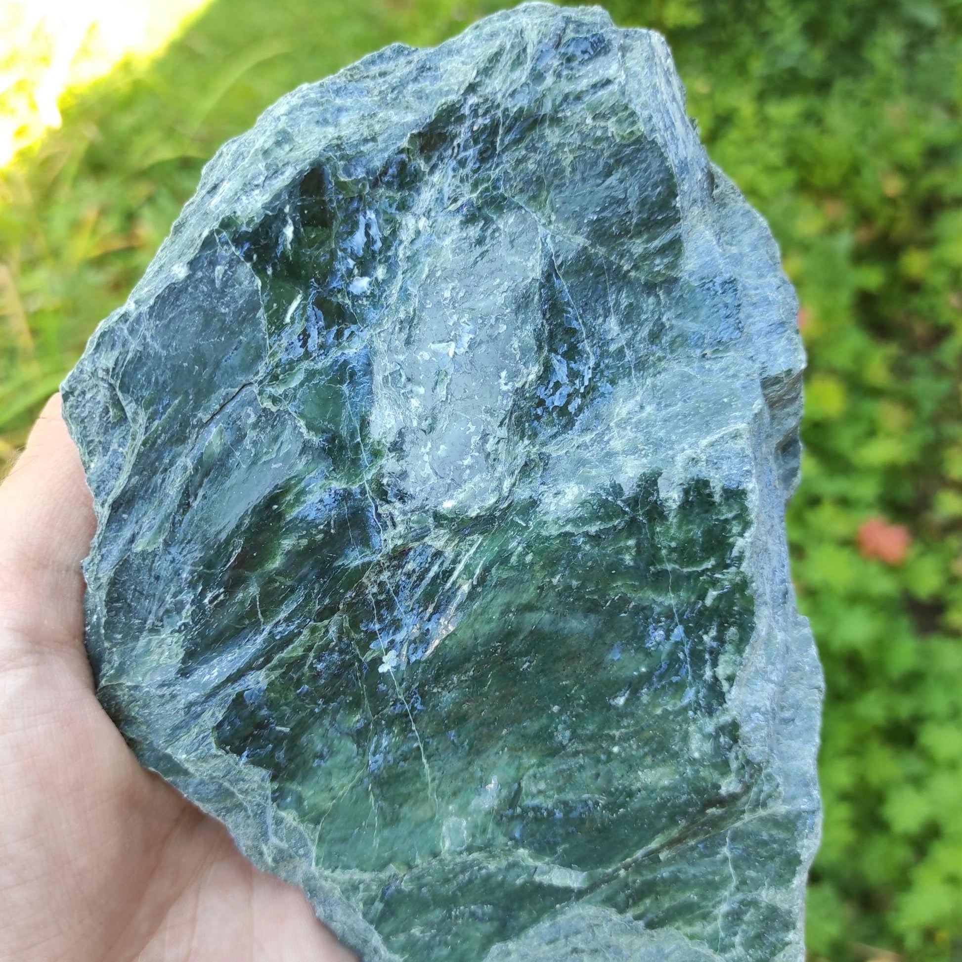 784g Serpentine Mineral - East Broughton, Quebec, Canada - Natural Green Serpentine Specimen - Large Mineral - Home Decor Minerals