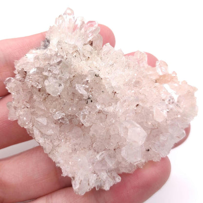 45g Natural Pink Lithium Coated Quartz Crystal - Bolivar, Santander, Colombia - Pink Quartz Cluster - Crystallized Quartz Mineral Specimen