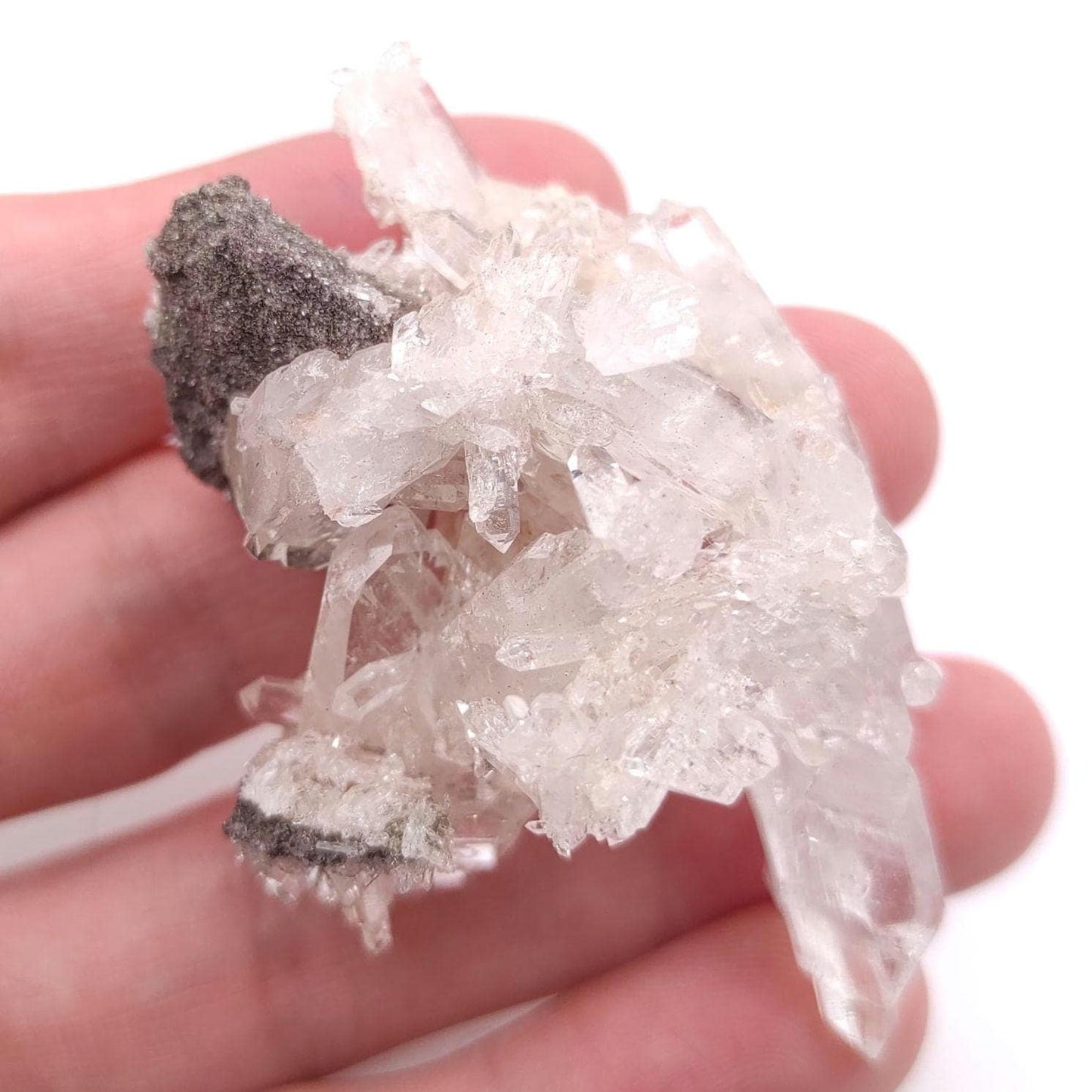 32g Clear Quartz Crystal Specimen - Clear Quartz Cluster from Belleza, Colombia - Quartz Crystals - Raw Quartz