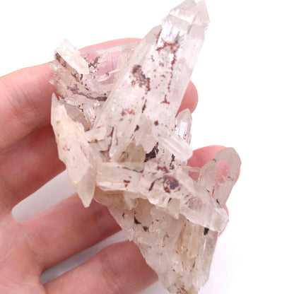 81g Clear Quartz Crystal Specimen - Clear Quartz Cluster from Belleza, Colombia - Quartz Crystals - Raw Quartz