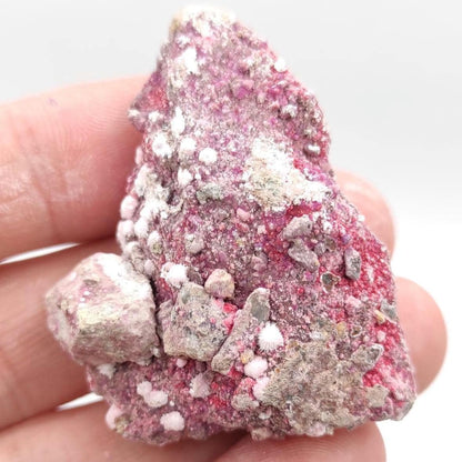 52g Rare Picropharmacolite Mineral - Rare Mineral Specimens - Bou Azzer, Morocco - Raw Pink Minerals - Mineral Collector's Piece