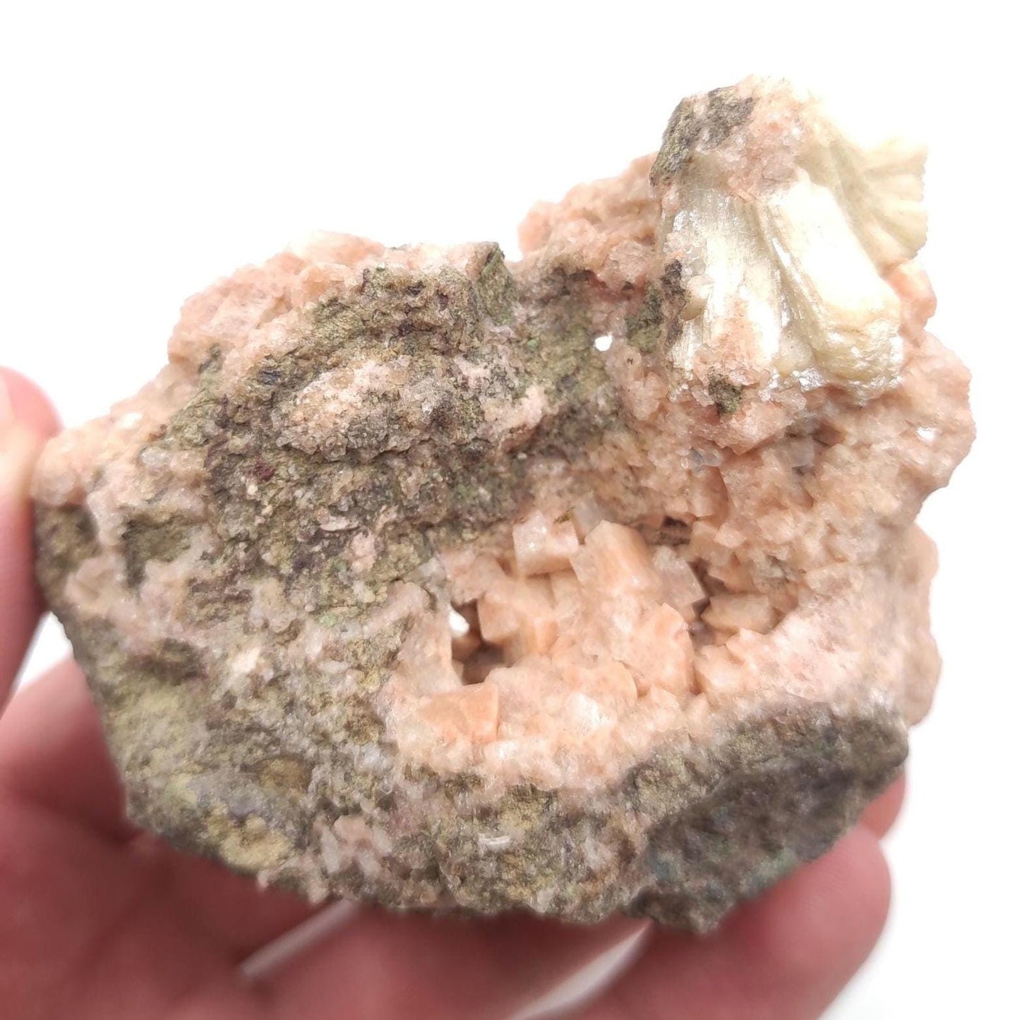 200g Stilbite, Chazabite and Heulandite - Wasson's Bluff, Nova Scotia - Zeolites from Canada - Natural Mineral Specimen - Crystal Specimen