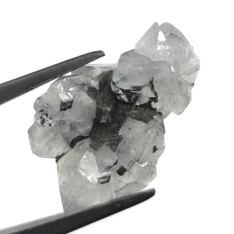 4.13g Quartz with Boulangerite Inclusions - Herja Mine, Romania - Natural Terminated Quartz Crystal Cluster - Mini Quartz Crystal Specimen