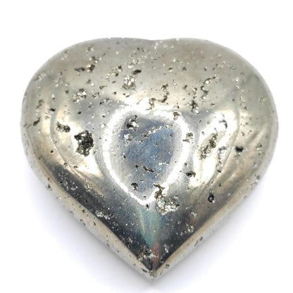 272g Polished Pyrite Heart from Peru