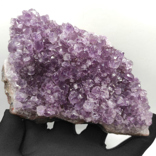 674g Amethyst Crystal Cluster Purple Amethyst Brazil Natural Amethyst Gemstone Raw Amethyst Rough Amethyst Desk Crystal Natural Crystals Gem