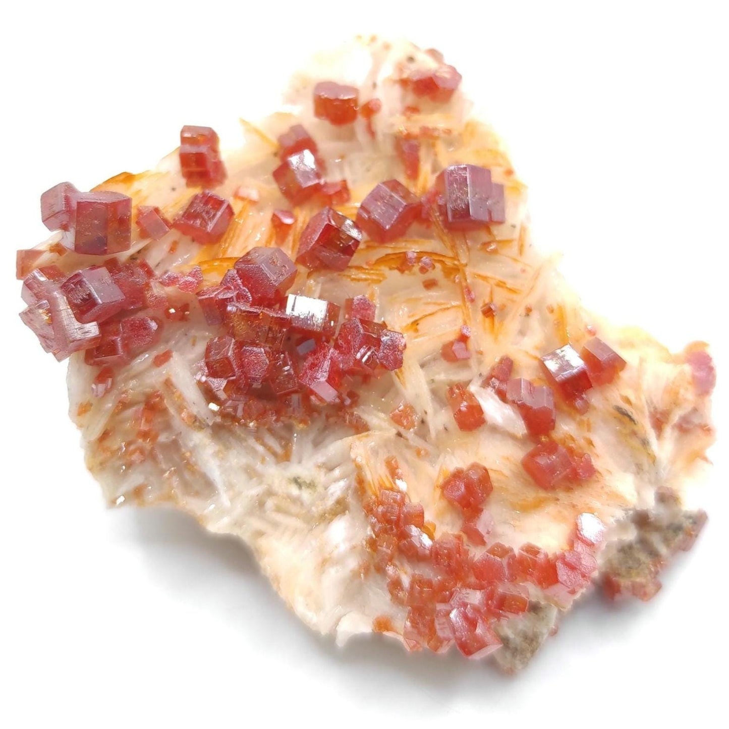 153g Vanadinite with White Barite