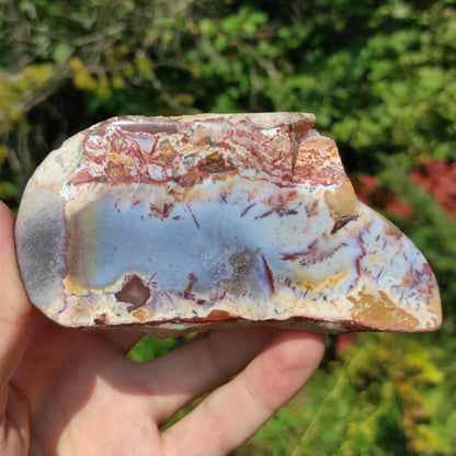 292g Bay of Fundy Agate - Polished Agate Piece from Parrsboro, Minas Basin, Nova Scotia, Canada - Canadian Agate - Raw & Polished Agate