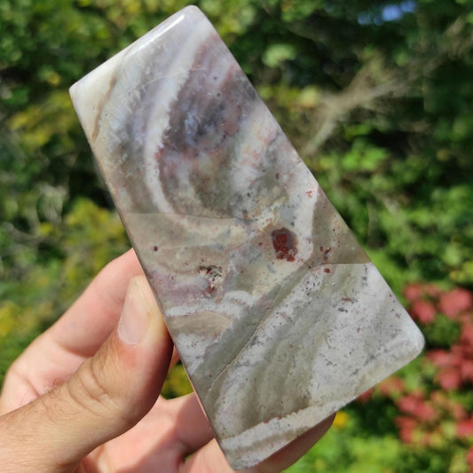 322g Bay of Fundy Agate - Polished Agate Piece from Parrsboro, Minas Basin, Nova Scotia, Canada - Canadian Agate - Raw & Polished Agate