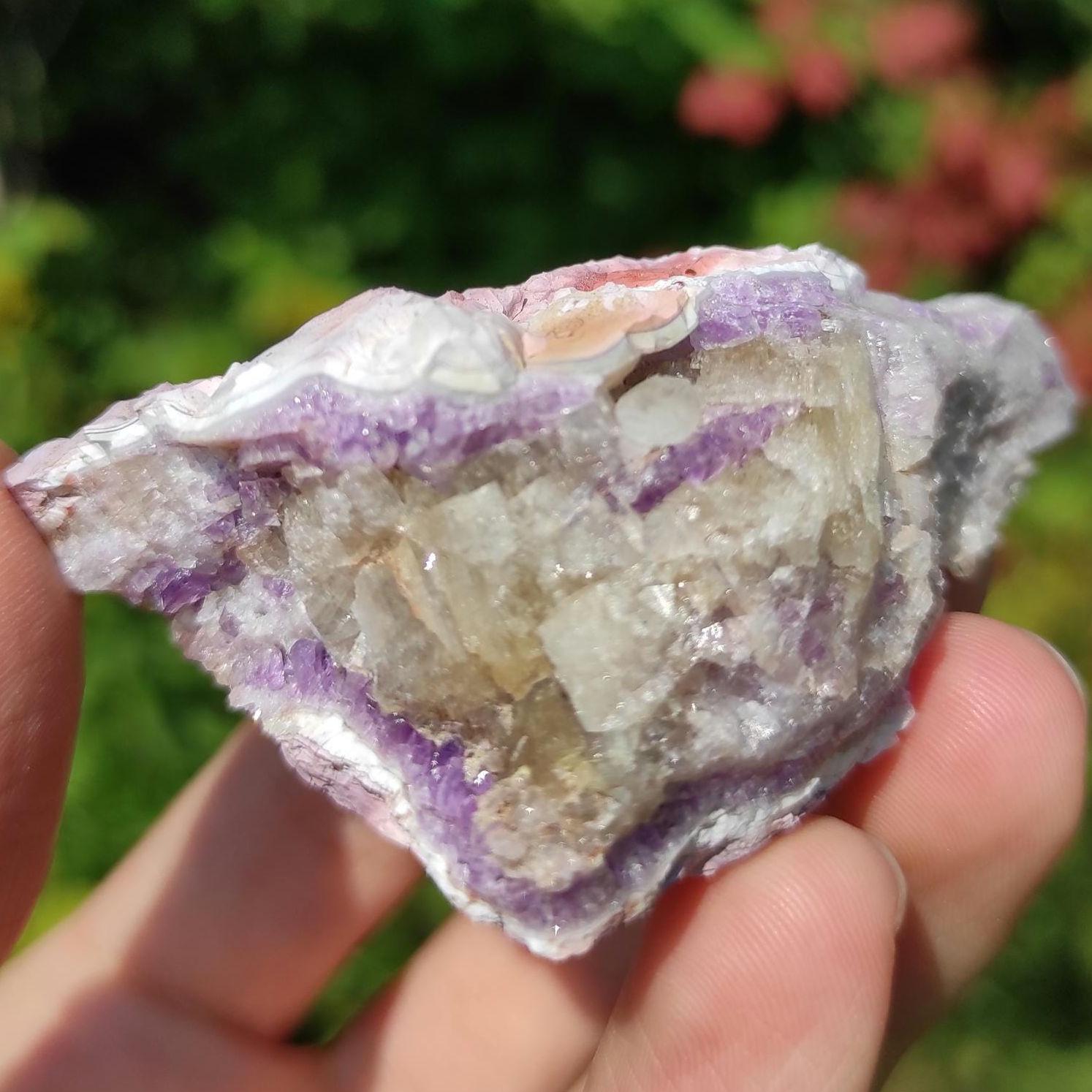 70g Bay of Fundy Amethyst - Natural Purple Amethyst Crystal from Minas Basin, Nova Scotia, Canada - Canadian Amethyst - Natural Minerals