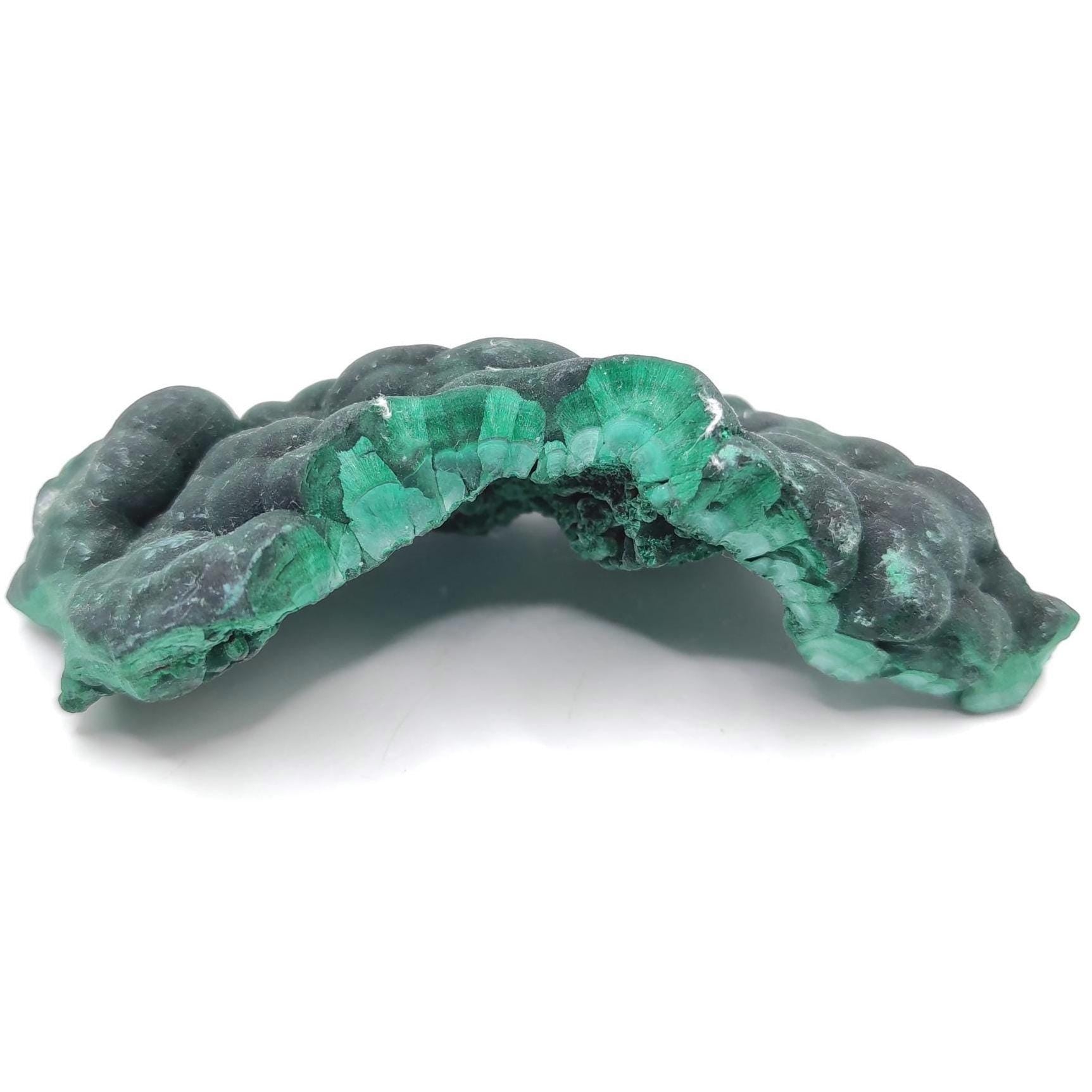 62g High Quality Malachite Specimen - Malachite Mineral from Katanga, Congo - Raw Malachite Crystal - Green Malachite - Velvet Malachite