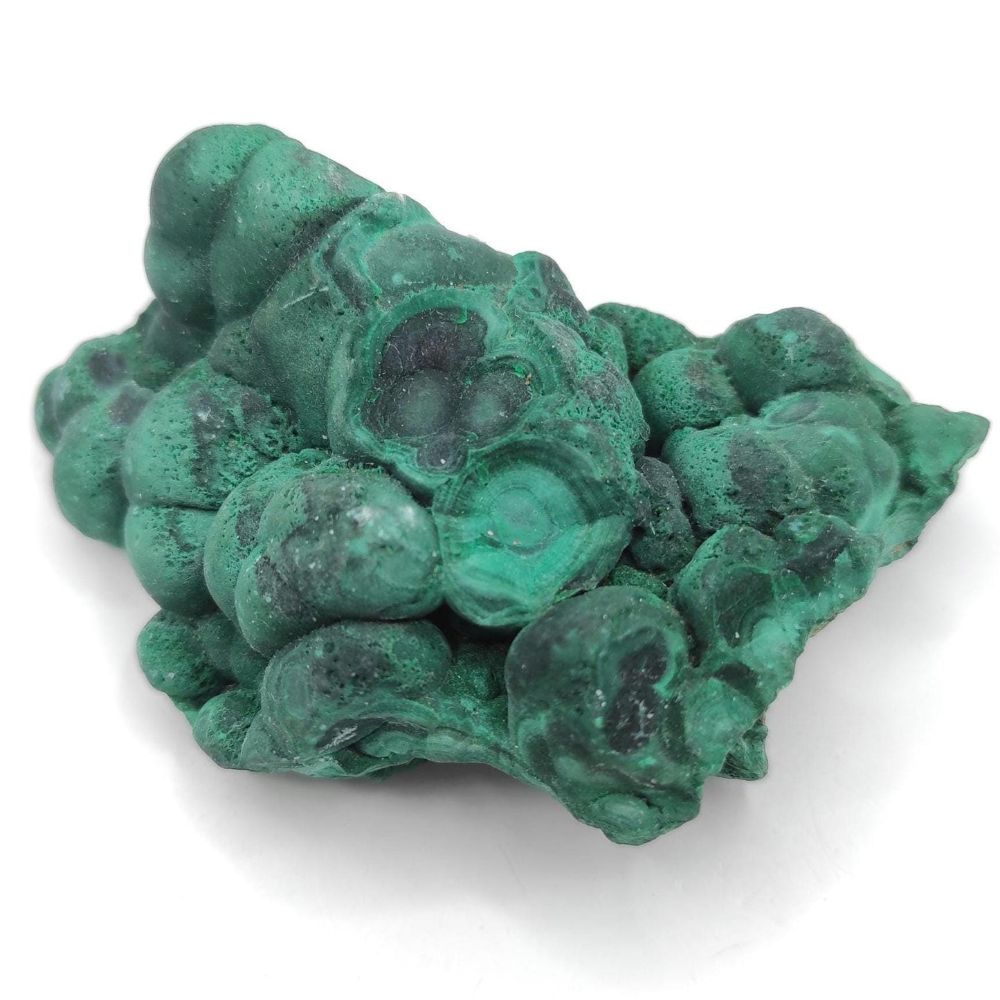 124g High Quality Malachite Specimen - Malachite Mineral from Katanga, Congo - Raw Malachite Crystal - Green Malachite - Velvet Malachite