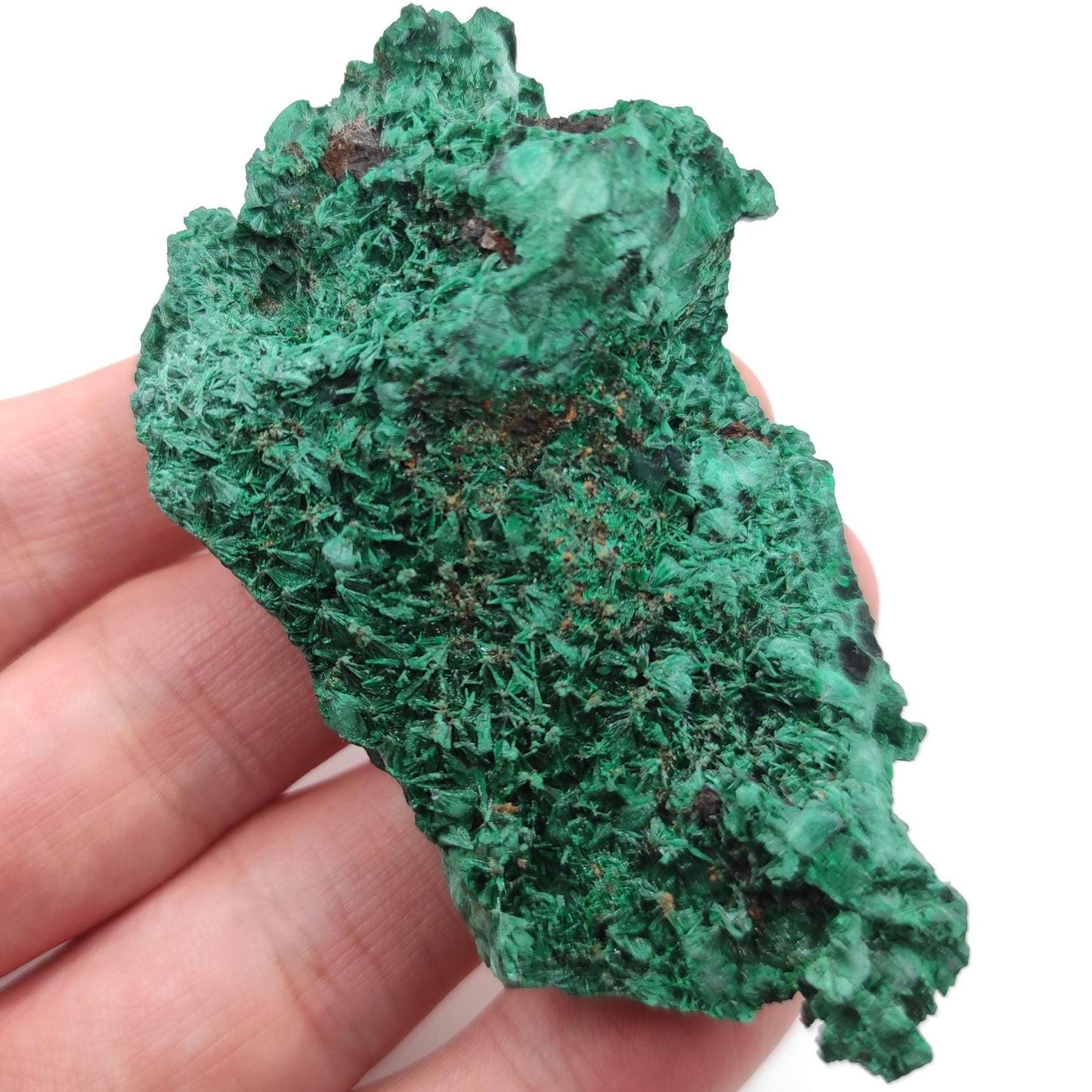 84g High Quality Malachite Specimen - Malachite Mineral from Katanga, Congo - Raw Malachite Crystal - Green Malachite - Velvet Malachite