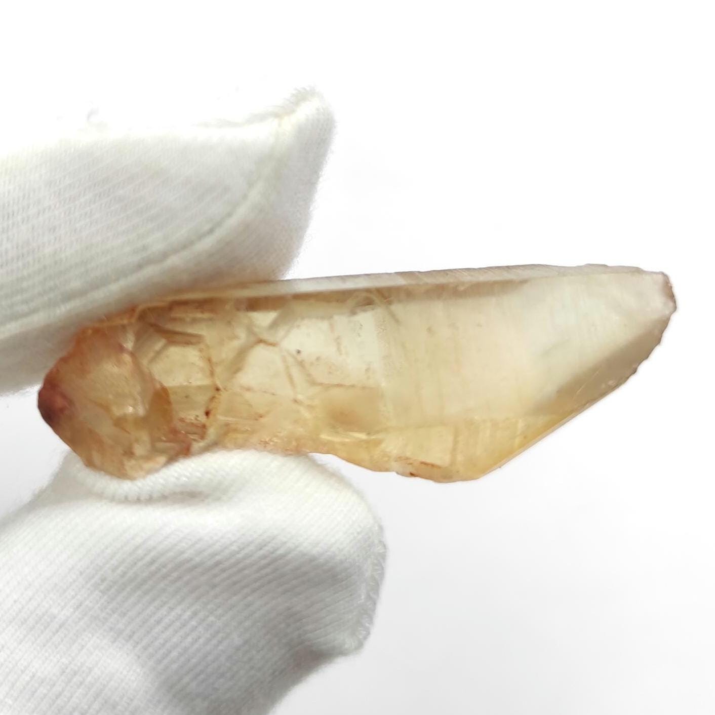 7g (Genuine) Natural Citrine Crystal from Mansa, Zambia - Rough Citrine Point - Unheated Citrine - Untreated Citrine - Natural Crystals